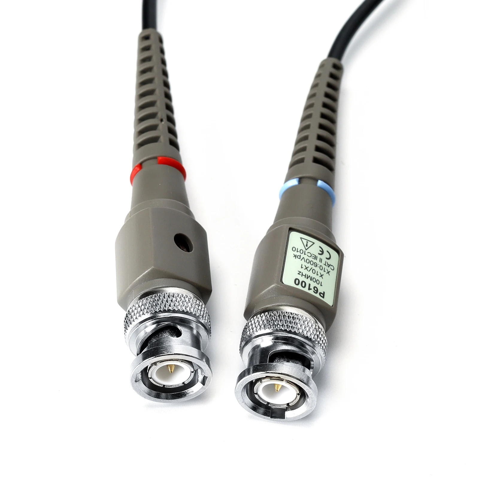 1Set 2x 100MHz Oscilloscope Clip Probes And 1xBNC-Q9 To Double Alligator Clip Test Cable Kit For Oscilloscope, Signal Generators