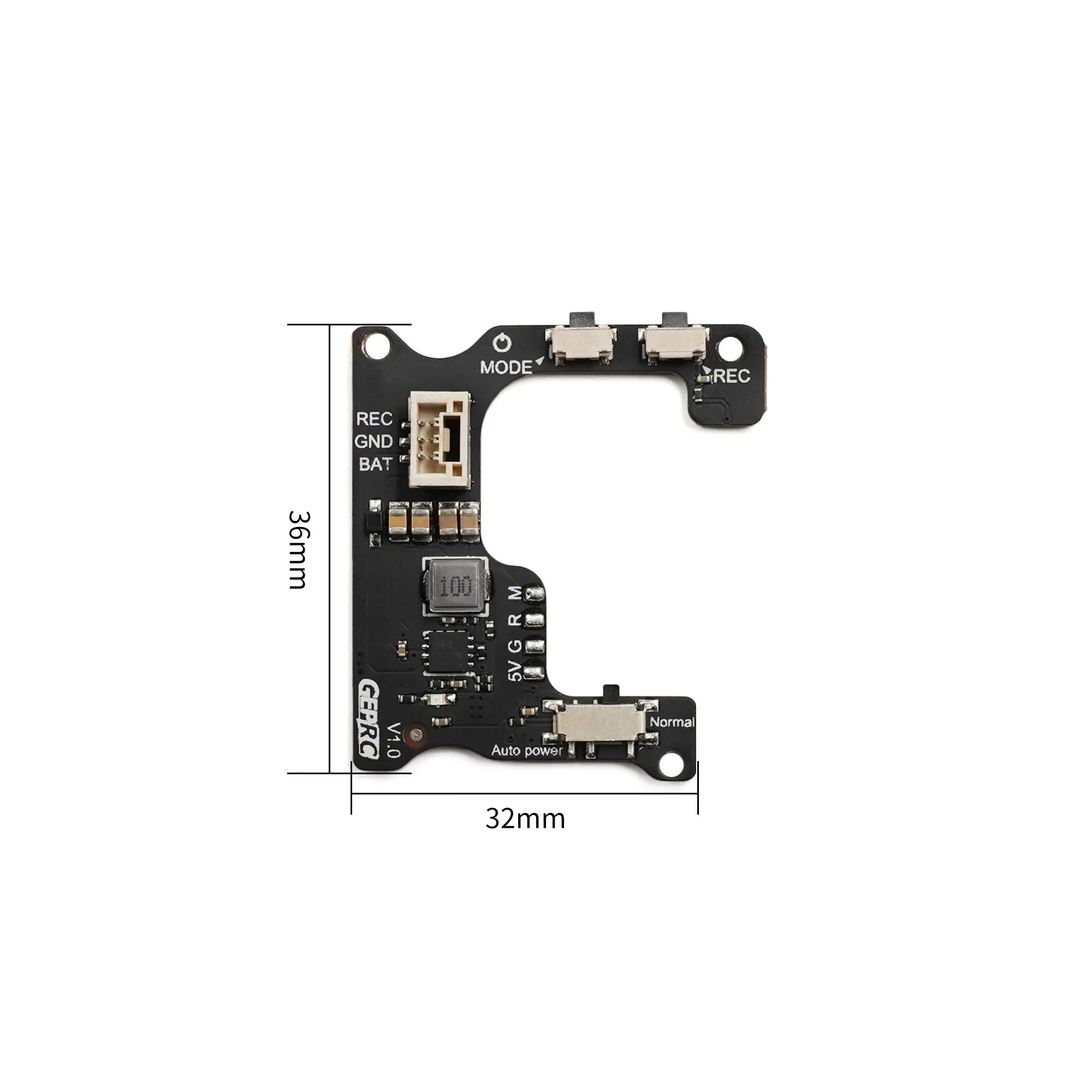 GEPRC Naked Case with BEC Board for GoPro Hero 8 Full Camera Crown HD Crocodile Baby 4 CineLog25 ROCKET FPV Cinewhoop Drones