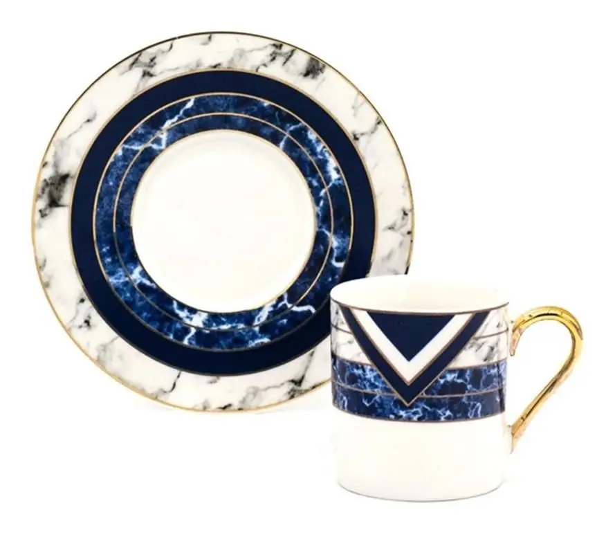 

DOLBOVI Zücev 6 Personality Marble Pattern coffee cup Pad Harlem-25 mug кружка coffee cup cup