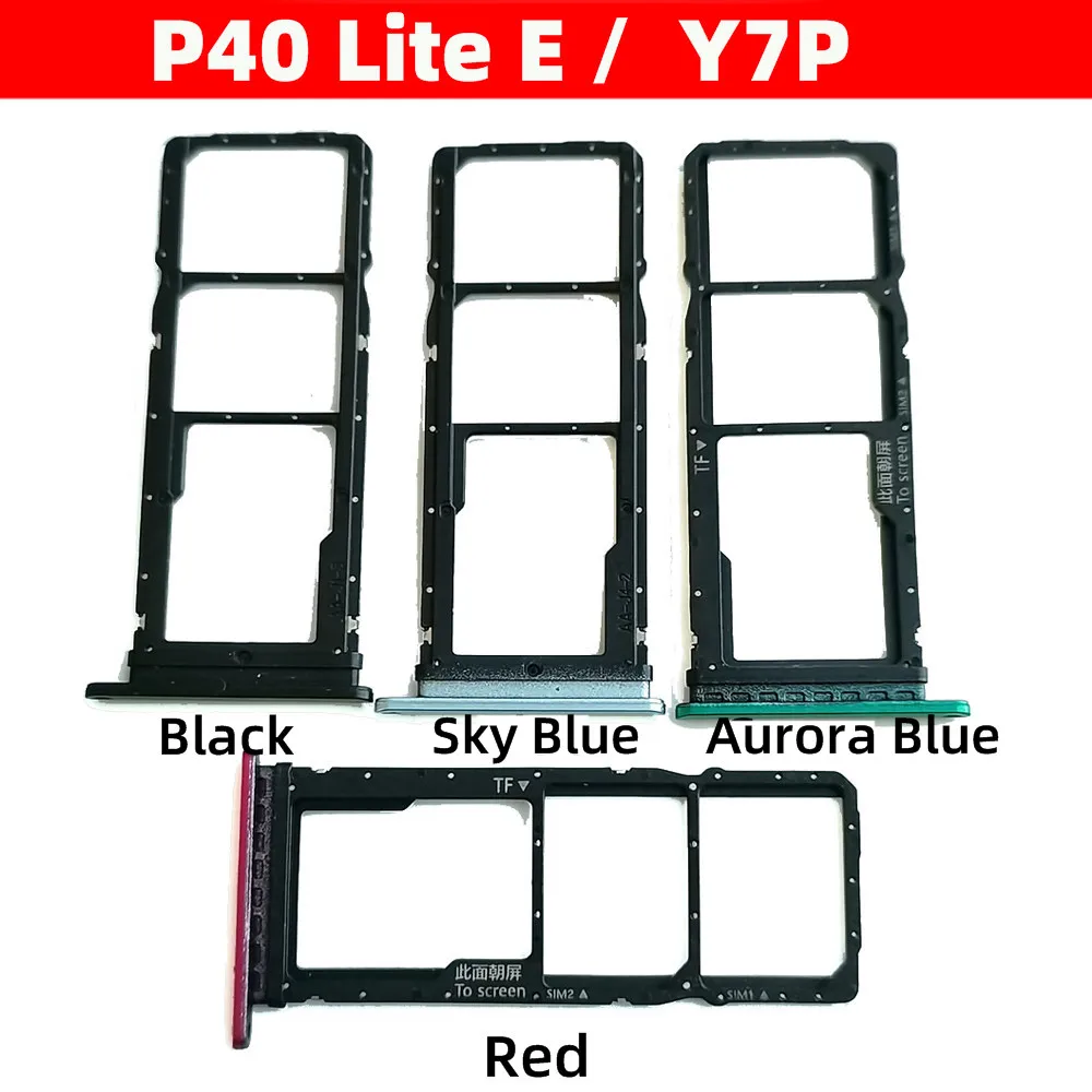 

Sim Tray For Huawei Y7P / P40 Lite E Sim SD Card Holder Sim SD Card Slot Holder Tray Replacement Parts