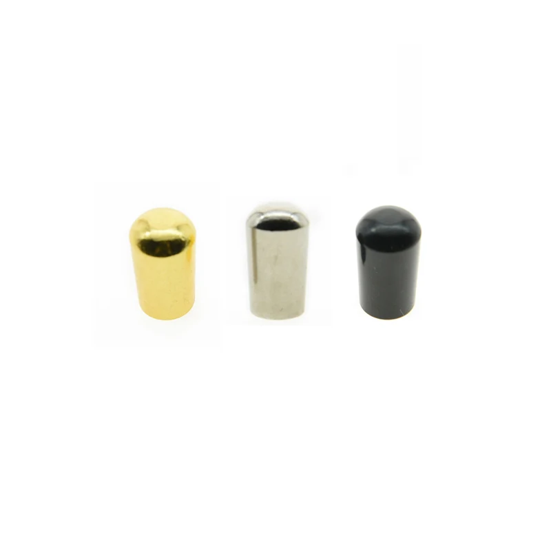 

Ohello 1PC/2PCS METAL 3.5mm Tip Cap Button Fit for LP Guitar Accessories Brass 3way Toggle Switch Tip Electric Guitar Parts