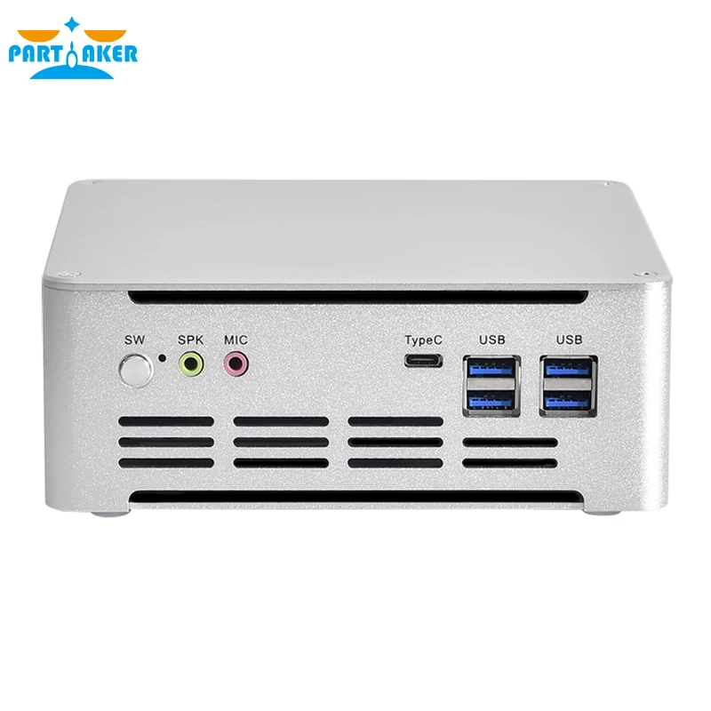 Partaker Mini PC Intel Core i5 7300HQ i7 7700HQ DDR4 Windows 10 Linux 4K Gaming UHD HTPC HDMI DP Minipc Komputer stacjonarny