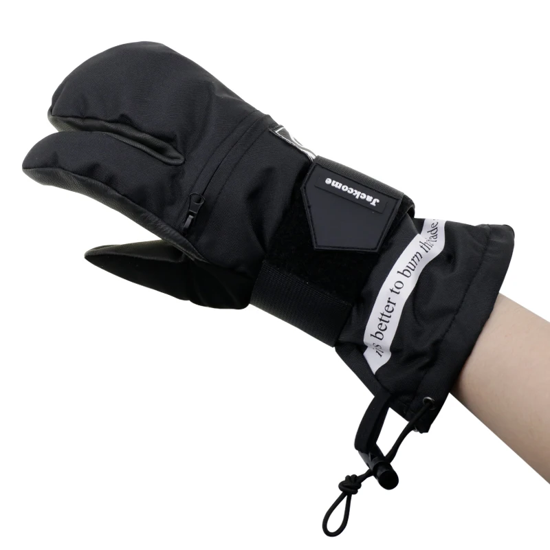 Guantes Térmicos de Skateboarding para invierno, dedos Tres supergrandes, protección para manos