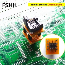 Mini socket series 150mil SOP8 to SOP8 QFN8 adapter SOP8 smd socket Solderless inspection test socket