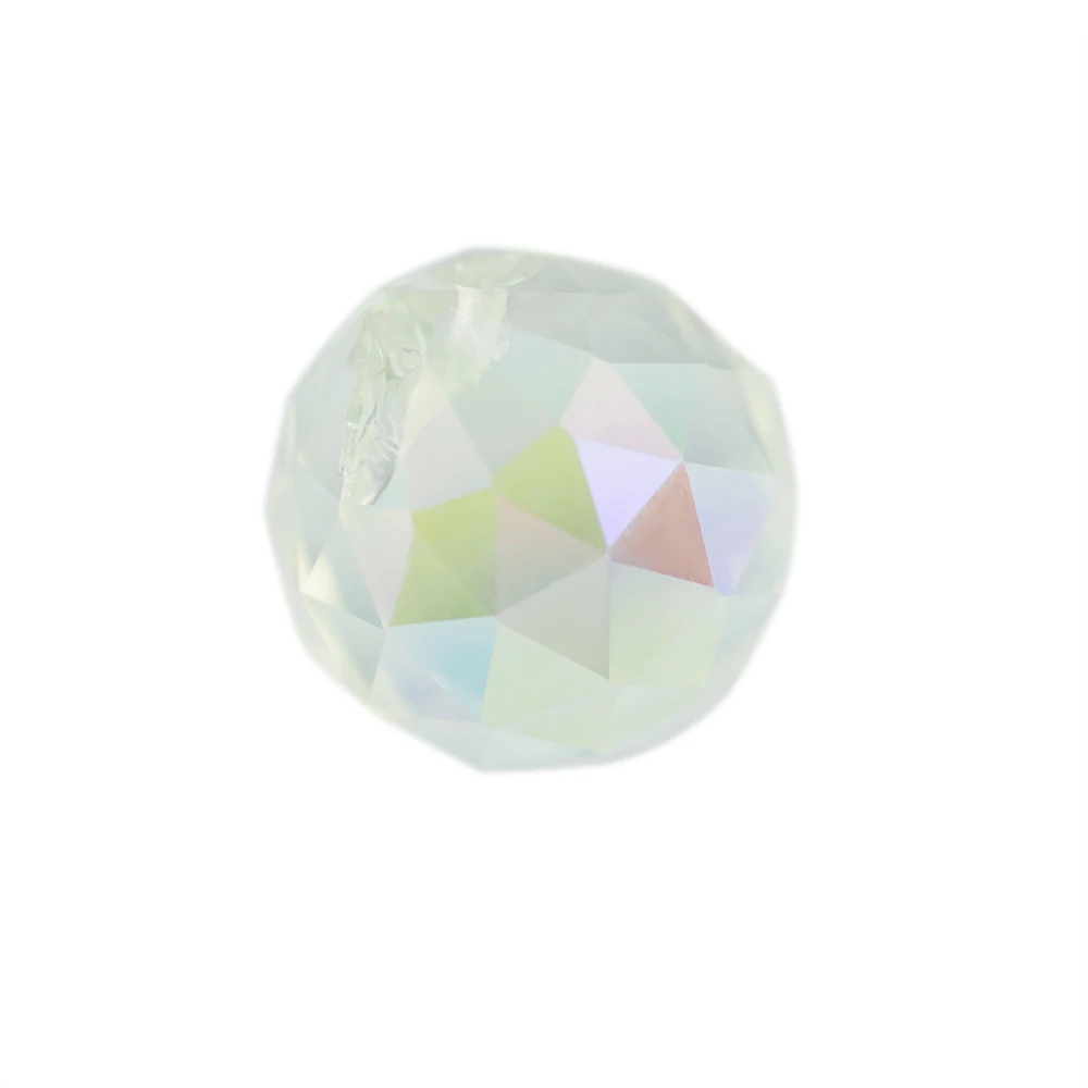 15mm Crystal Faceted Ball 1 Piece Different Color Glass Lighting Prisms Wedding Decorations Chandelier