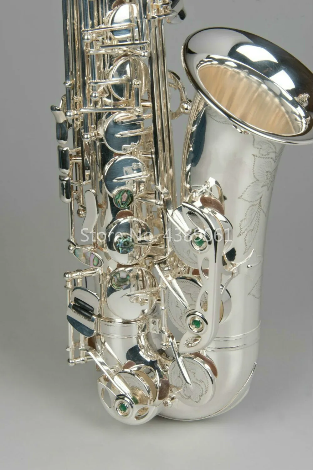 New Arrival Alto Eb Tune Saxophone Brass Silver Plated Sax E Flat Musical Instrument With Nylon Case Mouthpiece