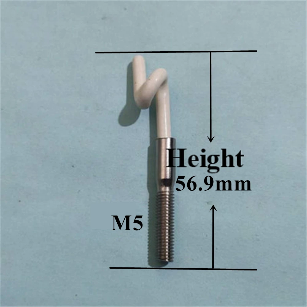 M4 Therad Ceramic Pigtail Ring Porcelain Circle Wire Guide Eyes Bolts Eye Nut Screw Porcelain Pigtail 95 Porcelain