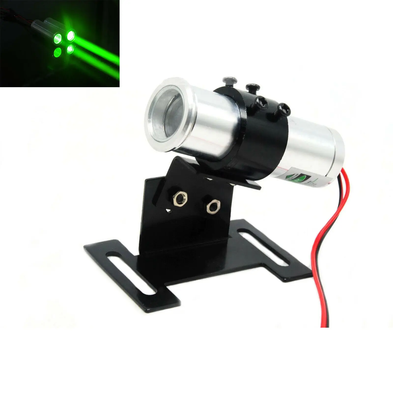 532nm 30mW 3V Green Laser Line Diode Module Brass Host 12mm w/ Driver Reticle