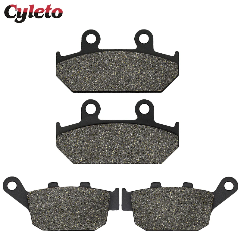 Motorcycle Front Rear Brake Pads for Honda NX 650 Dominator NX500 NX650 88-96 XL 600 V transalp 91-93 XRV650 Africa Twin 88-89