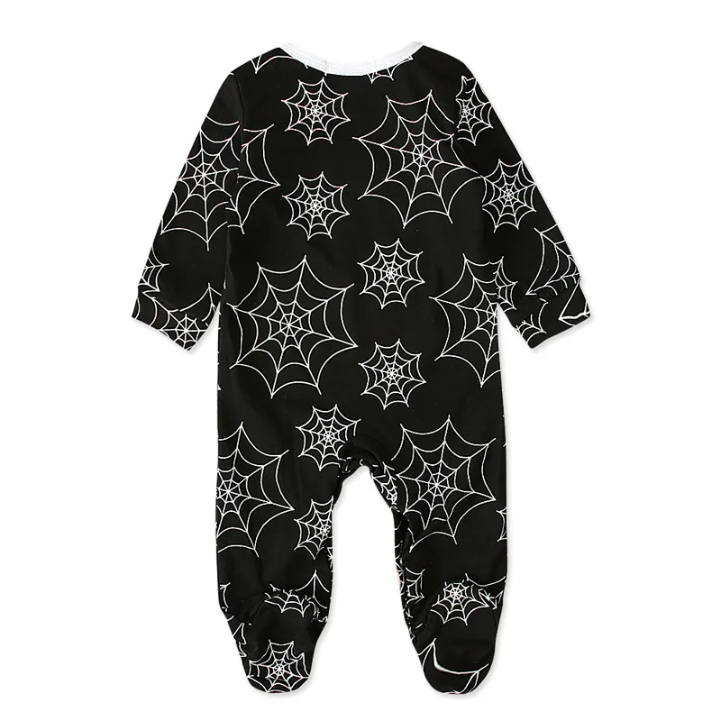 babzapleume Spring Fall Newborn Baby Boy Clothes Cartoon Print Cotton Long Sleeve Rompers Jumpsuit Toddler Halloween Costume 034