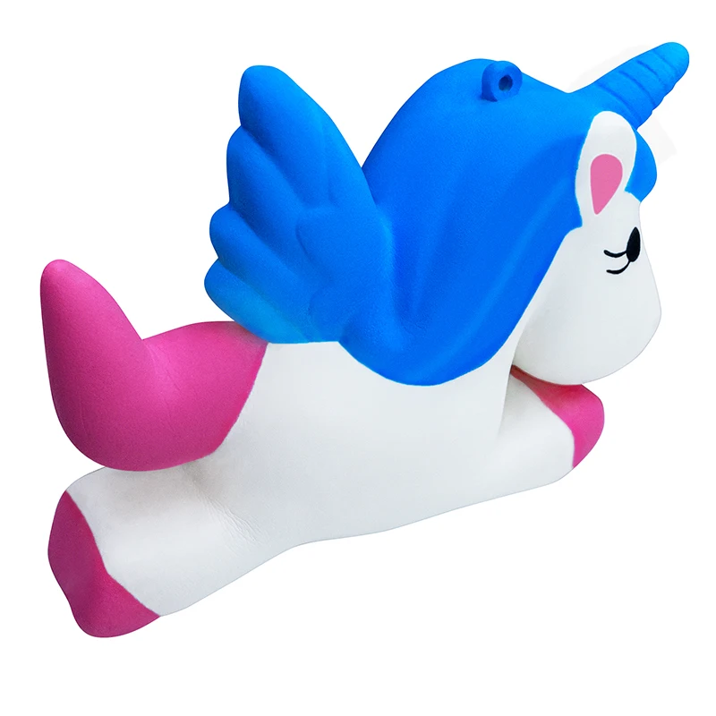 Jouets anti-Stress pour enfants, licorne, galaxie bleue, Kawaii, doux, parfumé, Animal, anti-Stress