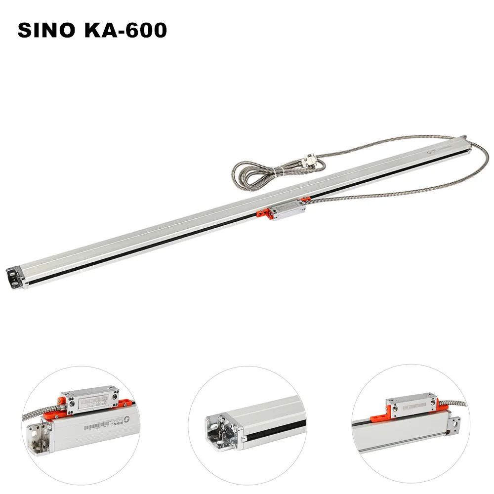 Escala Sino-linear com Régua Grating Máquina de Moinho de Torno Codificador Óptico Ka600 Ka600 5um Ttl 1100 mm 1200 mm 1300 mm 1400 mm 1500 mm