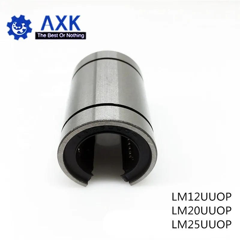 

8pcs/lot Free shipping LM25UUOP LM20UUOP LM12UUOP 25mm Linear bearings Open Type CNC Linear Bushing for 3D printer parts shafts