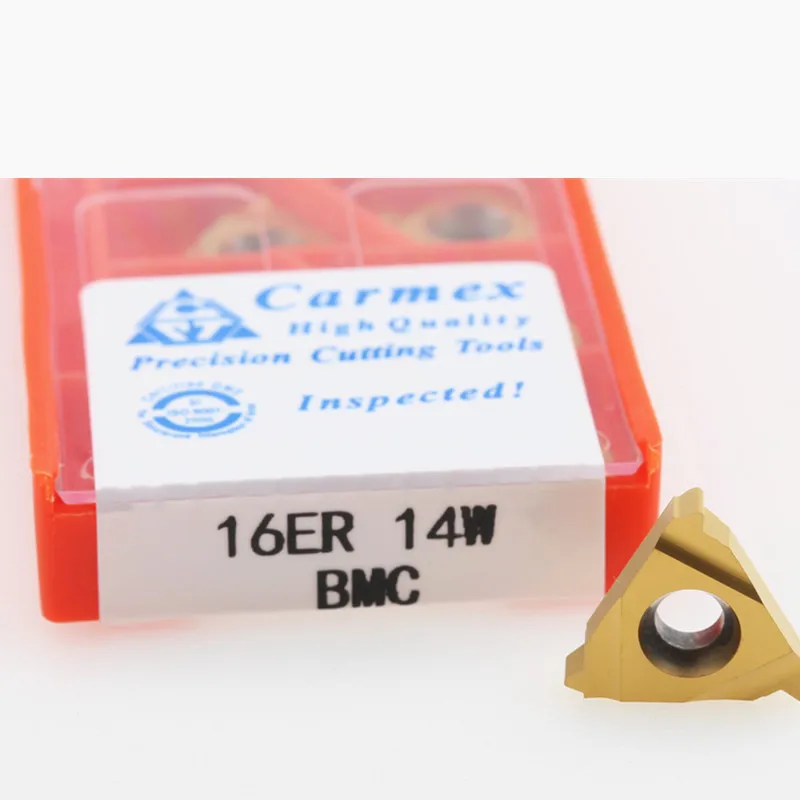 10PCS 16ER 16IR 10W 11W 12W 14W 16W 18W 19W 24W BMC High Quality Threading Tungsten Steel Turning Carbide Insert CNC