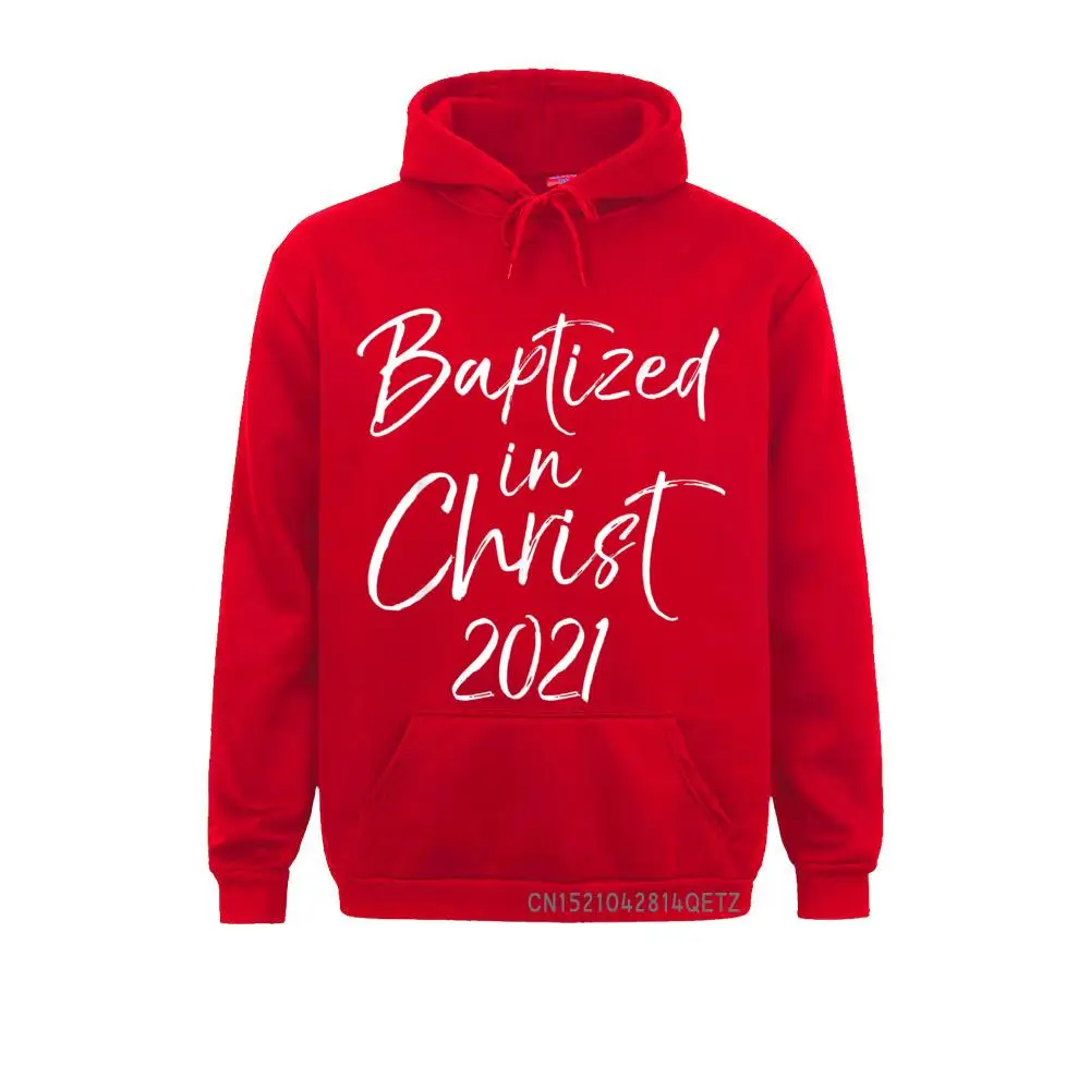 Printing Leuke Doop Gift Salvation Citaat Gedoopt In Christus 2021 Sweatshirts Gezellige Hoodies Lange Mouw Mannen Sweatshirts