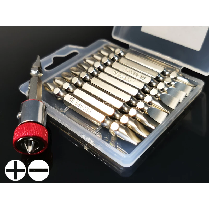 

Набор Магнитных отверток Philips, набор из 10 насадок с шестигранным хвостовиком 1/4 дюйма, 65 мм