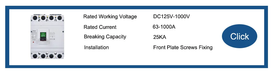DC 12V 24V 48V 36V 72V MCB Batterie Auto Schutz Mini Leistungsschalter DZ47 Positive und negative Pole Schutz Schalter Isolator – Detail 20