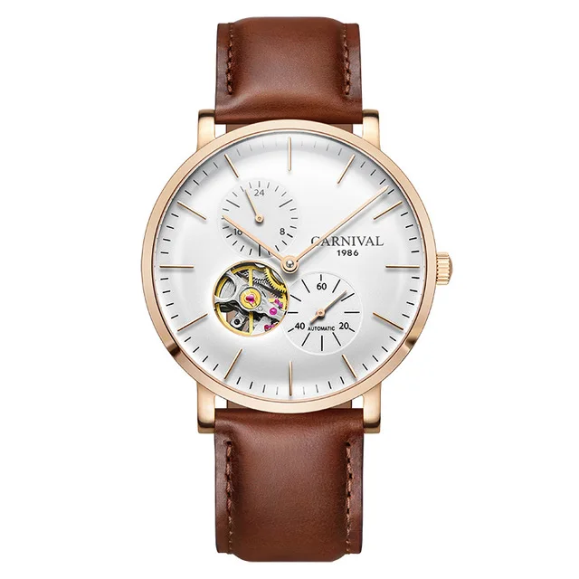 Reloj Hombre Carnival Fashion Mechanical Watch Man Brand Luxury Sapphire Automatic Movement Wristwatch for Men Relogio Masculino image 3