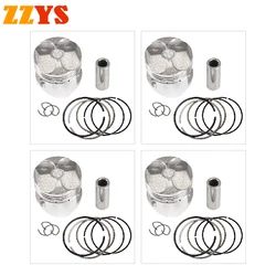 48mm 48.25mm 48.5mm STD +25 +50 +0.25 +0.5 Motorcycle Engine Piston and Ring Kit For Yamaha FZ250 FZR250R FZR250 FZ FZR 250 1HX