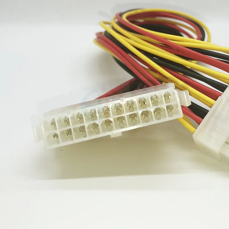 جيد 100% ATX 20 دبوس ذكر إلى 20Pin شاحن أنثي كابل البلاستيك 20Pin إلى 20 دبوس موصل محول كابلات الموصلات 20 ميناء 30 سنتيمتر