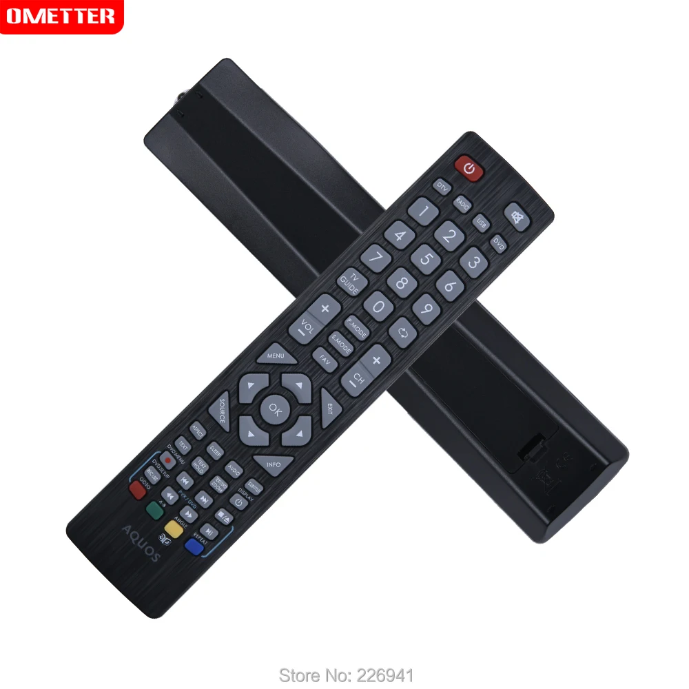 SHW-RMC-0103 Remote Control for Sharp Aquos Smart TV LC-32CFE5200E LC-40CFE5200E LC-43CFE5200E LC-32HG3141K LC-40FG3241K LC-22CF