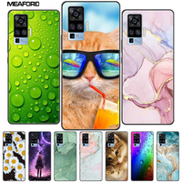 For Vivo X51 5G Cases X50 Pro Soft TPU Silicone Cartoon Back Cover For Vivo X50 Pro Phone Case Fundas VivoX50 X50Pro X 51 5G Cat
