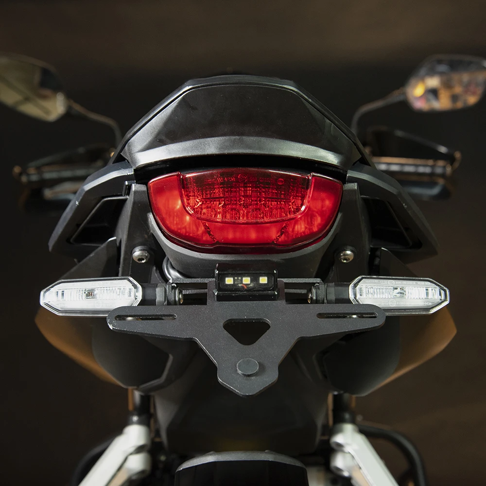 Per Honda CB650R CBR650 CBR650R 2019-2023 Moto Fender Eliminator Targa Staffa di Supporto Con Accessori Luce A LED