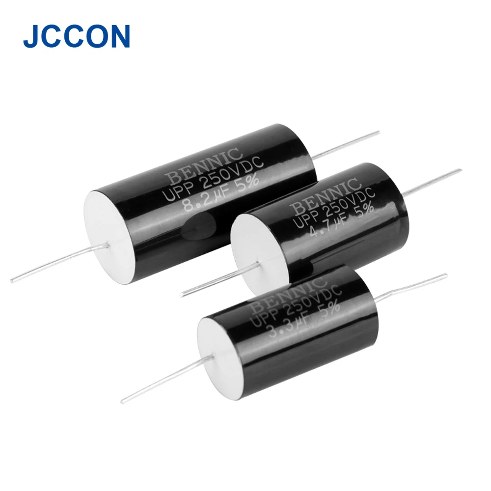 1Pcs BENNIC UPP Series Capacitor Audiophile Metallized Polypropylene Film Capacitor 250V 1.0uF-22uF HiFi Frequency-Divided Audio