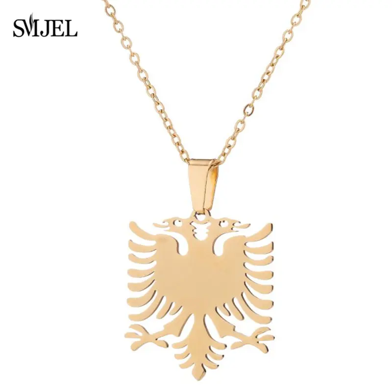 SMJEL Wild Dieren Ketting Roestvrij Staal Kolibrie Kettingen Leuke Eagle Phoenix Zwaluw Vogels Ketting Collares