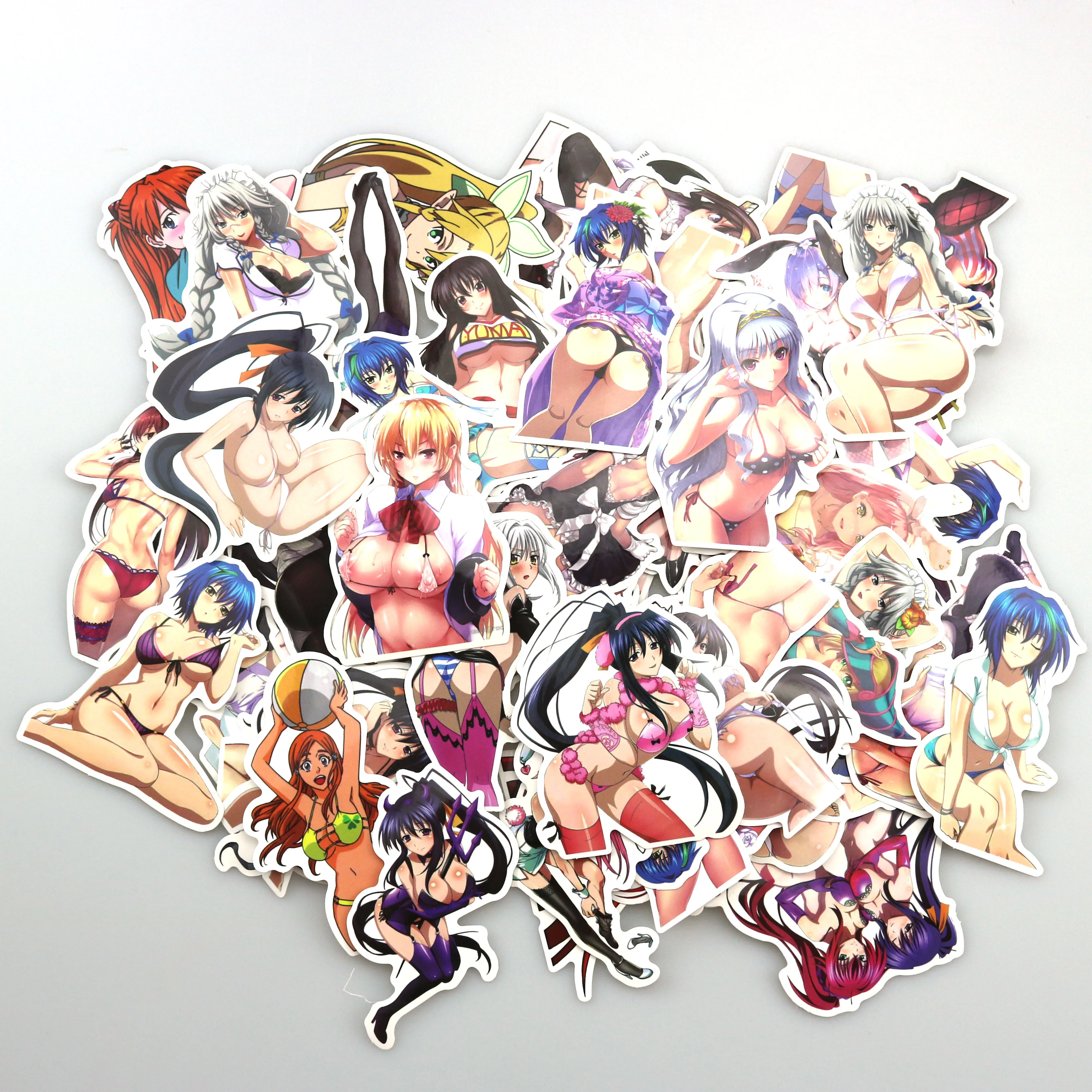 10/30/70PCS Anime Sexy Girls Adult Stickers For Waterproof Decal Laptop Motorcycle Luggage Snowboard Fridge Phone Car Sticker