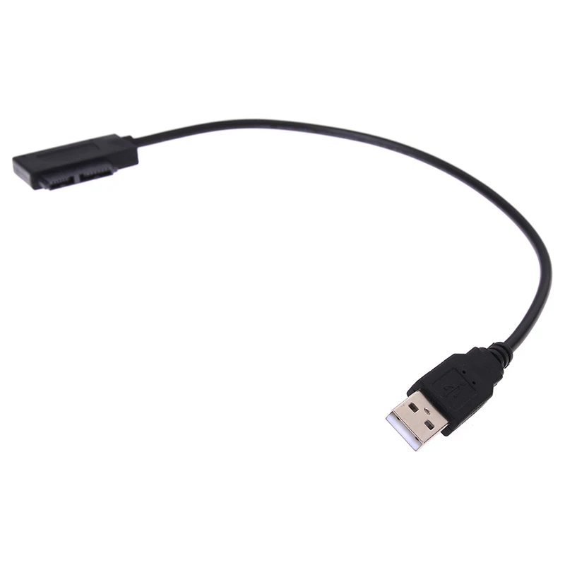 NEW Usb To 7+6 13pin Slim Sata/ide Cd Dvd Rom Optical Drive Cable Adapter For Notebook Laptop