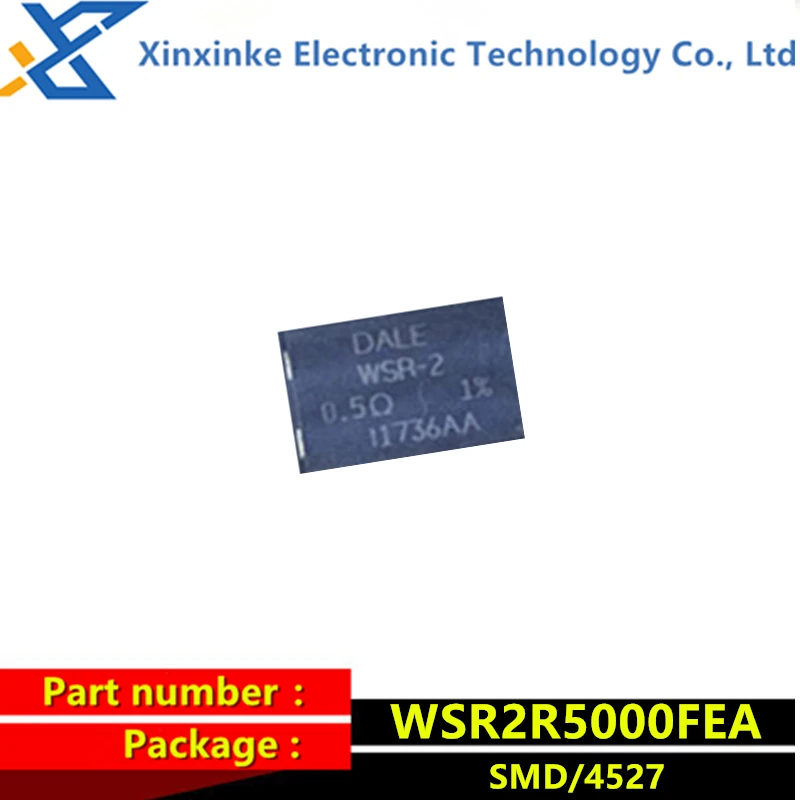 WSR2R5000FEA DALE WSR-2 0.5R 1% 4527 75PPM 500mR Current Sensing Resistor - SMD 2watts .5ohms New Original Genuine