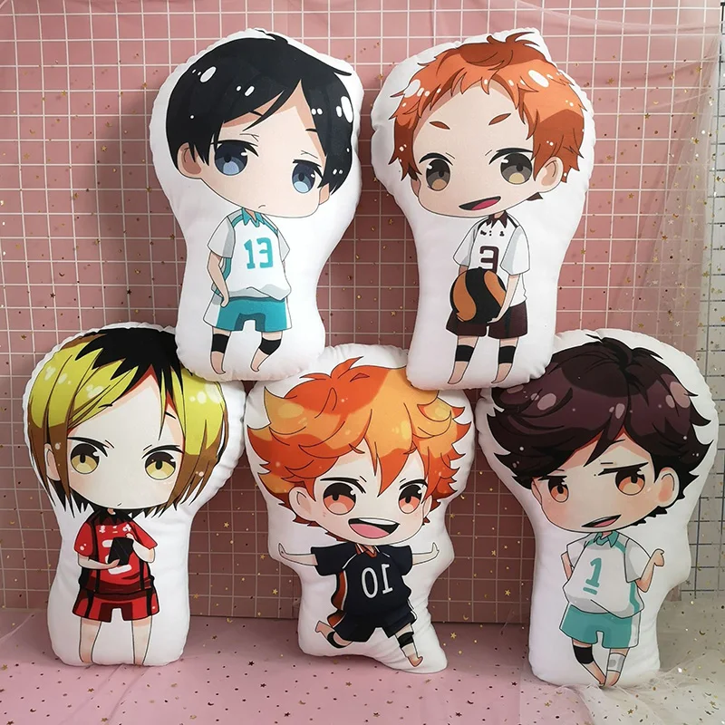 10cm Haikyuu!! Plush Doll Anime Haikyuu Shoyo Hinata Yu Nishinoya Oikawa Tooru Action Plush Pendant Cute Anime Soft Plush Toy