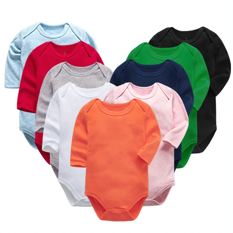 Newborn Bodysuit Baby Clothes Cotton Body Baby Long Sleeve Underwear Infant Boys Girls Clothing Baby's Sets