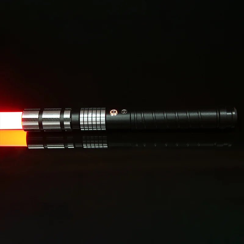 Cosplay Rgb Lightsaber Dueling Foc Metal Handle Dueling Force Fx Led Blaster Sound Lock-up Light Sword Toys Luminous Sword