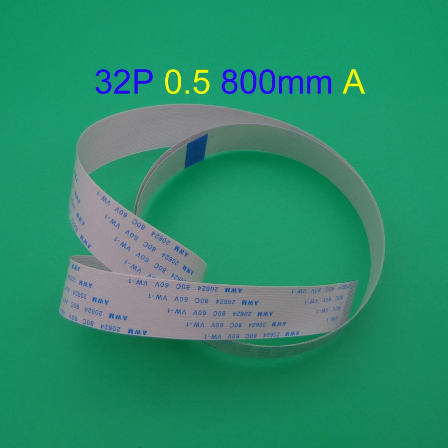 

2pcs FFC FPC flat flexible cable 0.5mm pitch 32 pin 32PIN Forward Length 800mm Width 16.5mm Ribbon Flex Cable