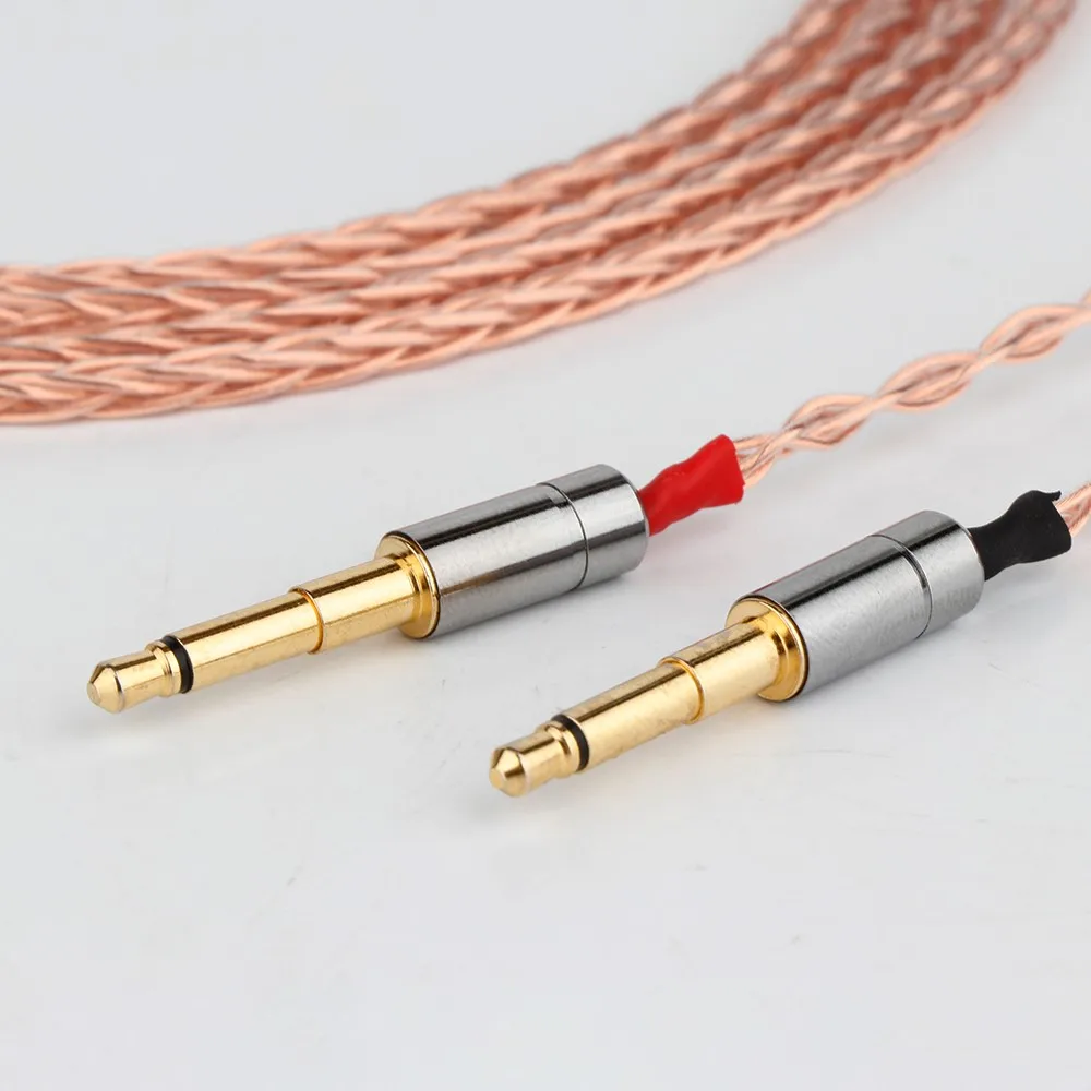 Headphone 7N OCC, kabel Upgrade seimbang 4Pin XLR untuk OPPO PM-1 PM-2 HE1000 400S 560