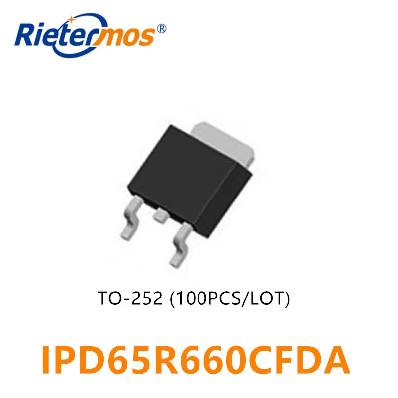 

100PCS N-CHANNEL 650V IPD65R660CFDA IPD65R660C TO252 HIGH QUALITY