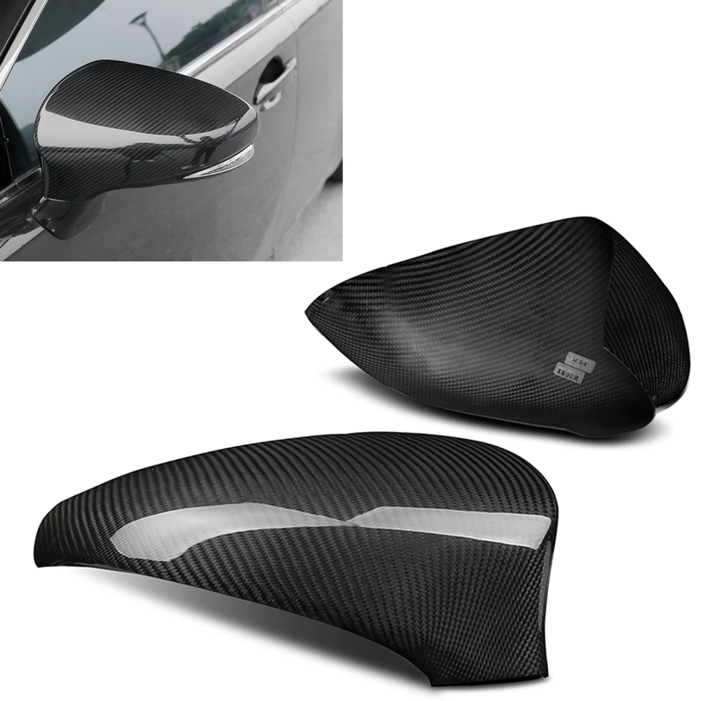 

For Lexus IS200t IS250 IS350 IS GS ES RC RCF GSF CT LS 2013-2019 Carbon Fiber Add On Rear View Mirror Cover Caps Rearview Shell