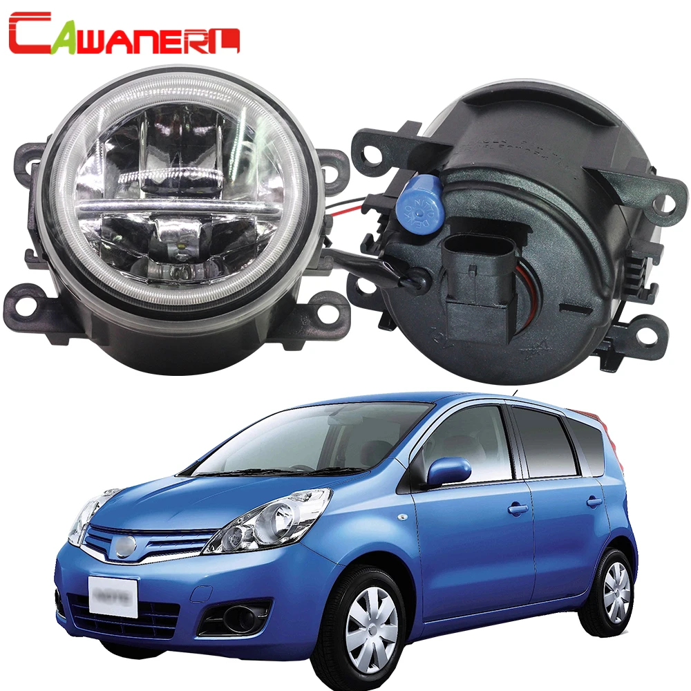 

Cawanerl Car H11 4000LM LED Lamp Fog Light + Angel Eye DRL 12V For Nissan Note E11 MPV 2006 2007 2008 2009 2010 2011 2012 2013