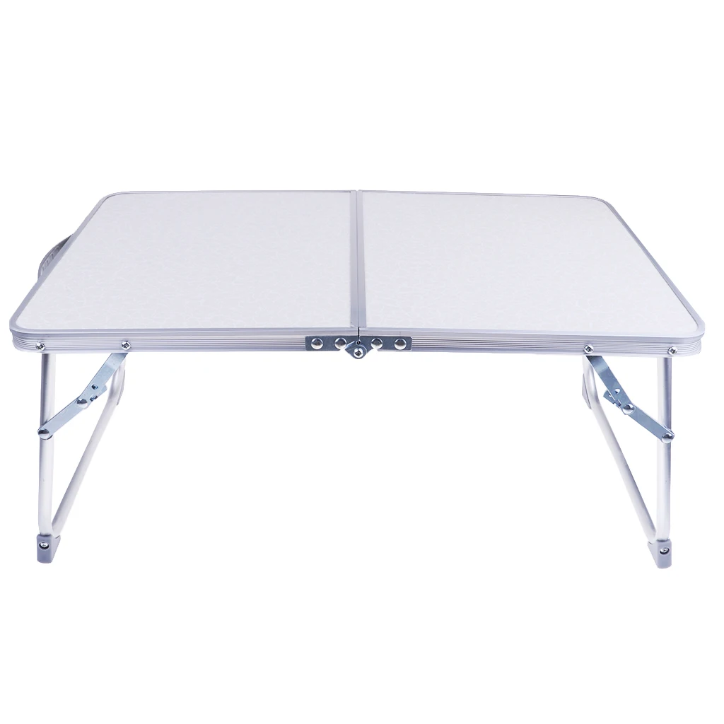 Aluminum Camping Folding Table Breakfast Serving Bed Tray Portable Picnic Table for Camping Hiking Outdoor Tools Picnic BBQ Desk