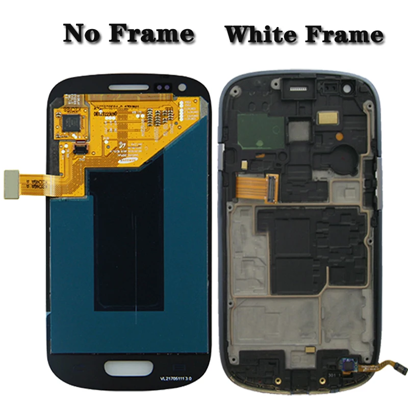 Super AMOLED for samsung  s3 mini lcd Display Touch Screen Digitizer assembly GT-i8190 i8195 i8200 screen repair Parts