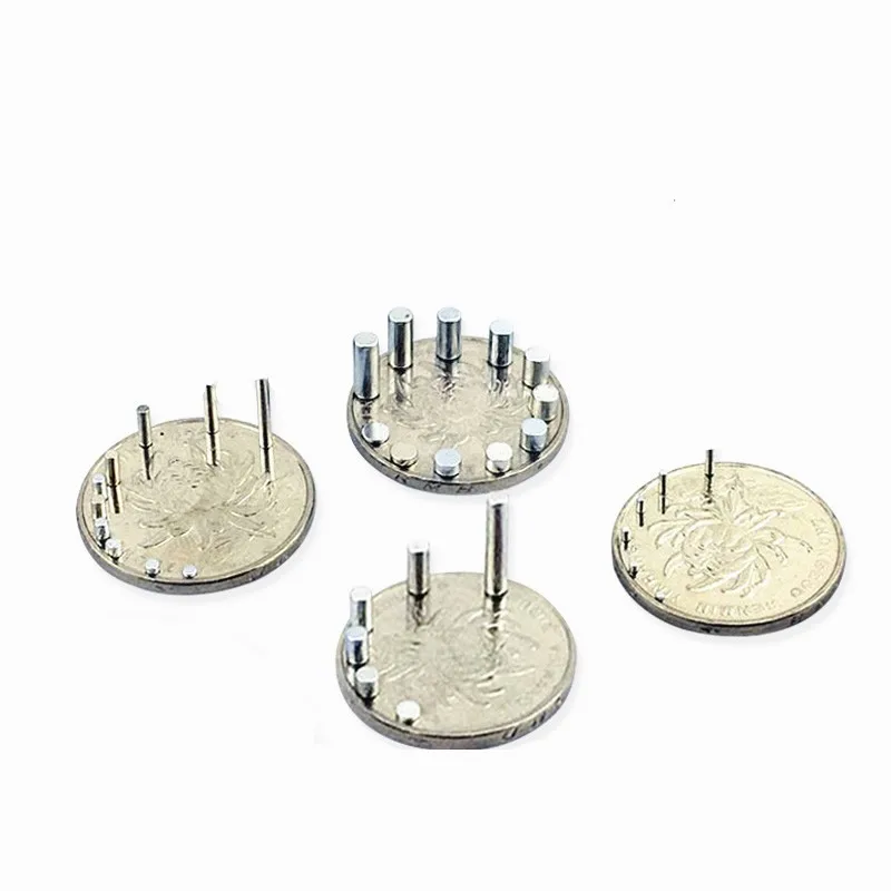 Mini ímã redondo n35 1x1mm 1mm, ímã de neodímio permanente ndfeb, ímãs super fortes 1*1mm 1mm x 1mm