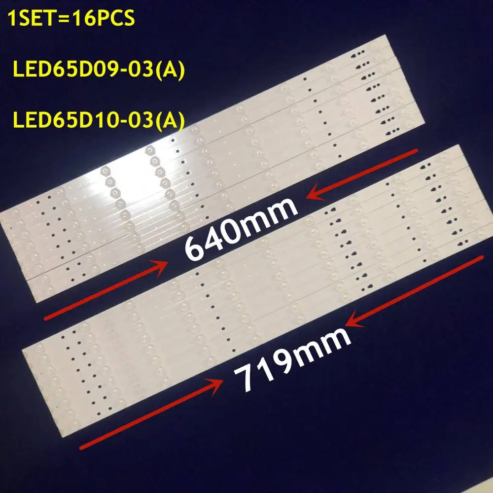 

LED Strip LED65D9-03(A) LED65D10-03(A) 30365009205/06 For U65H3 65A5M LS65A51 LE65A5000 LS65AL88K81 LS65AL88K88 LS65AL88U51A