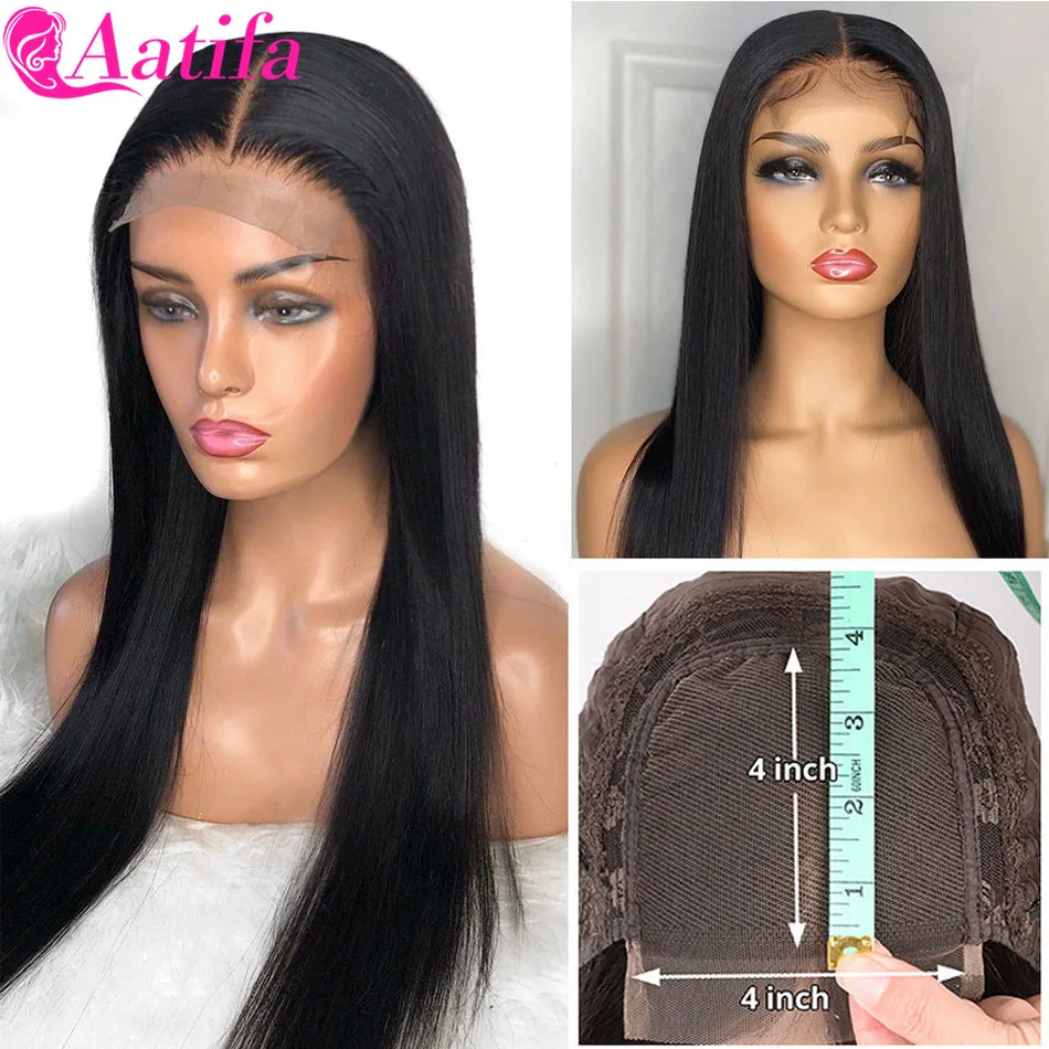 Peruvian Straight Hair Lace Wig 100% Human Hair Lace Closure Wig 8-30 Inch Transparent Lace Straight Wig HD T Part Lace Wig