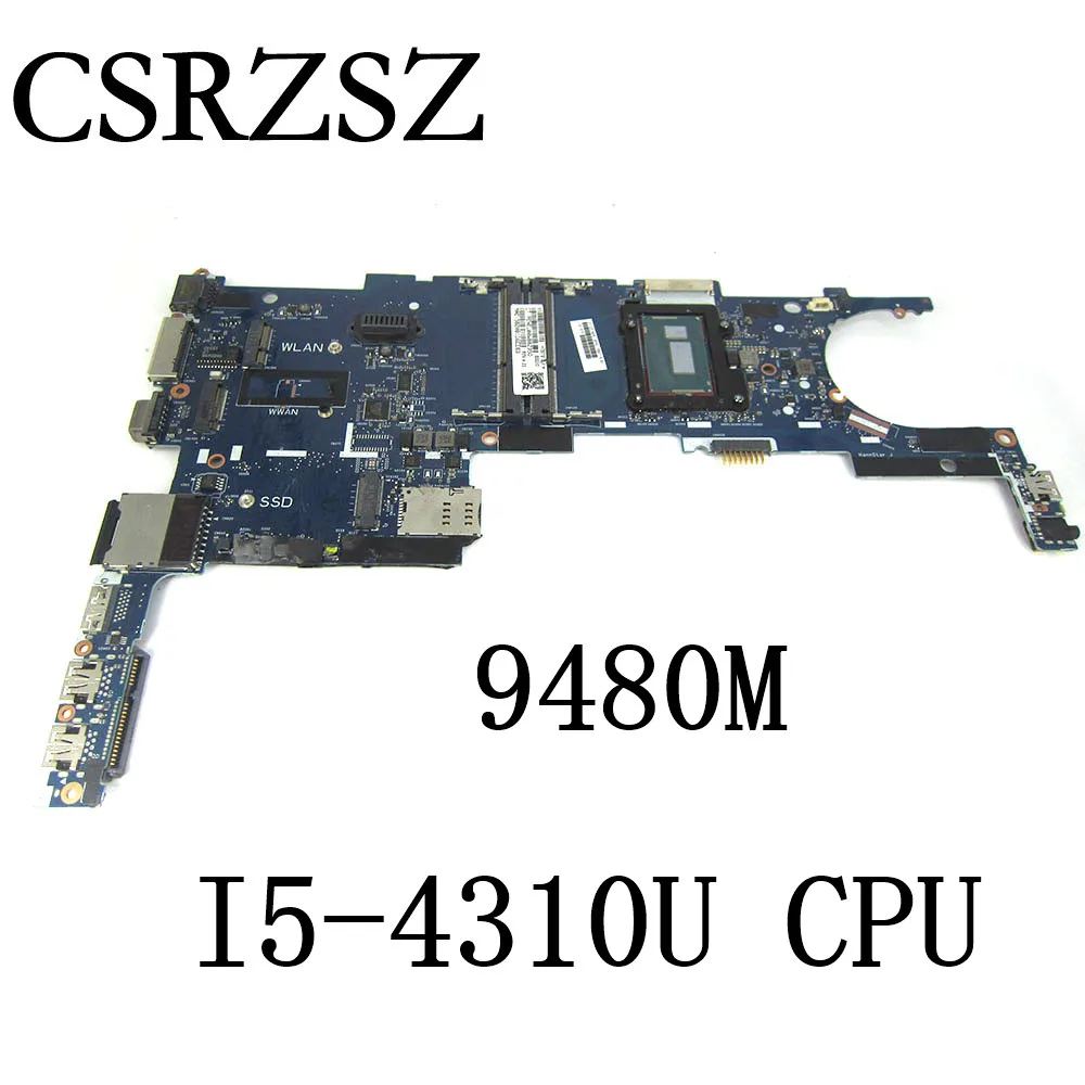 

769718-001 769718-601 6050A2648201 Mainboard For HP EliteBook Folio 9480M Laptop motherboard I5-4310U CPU