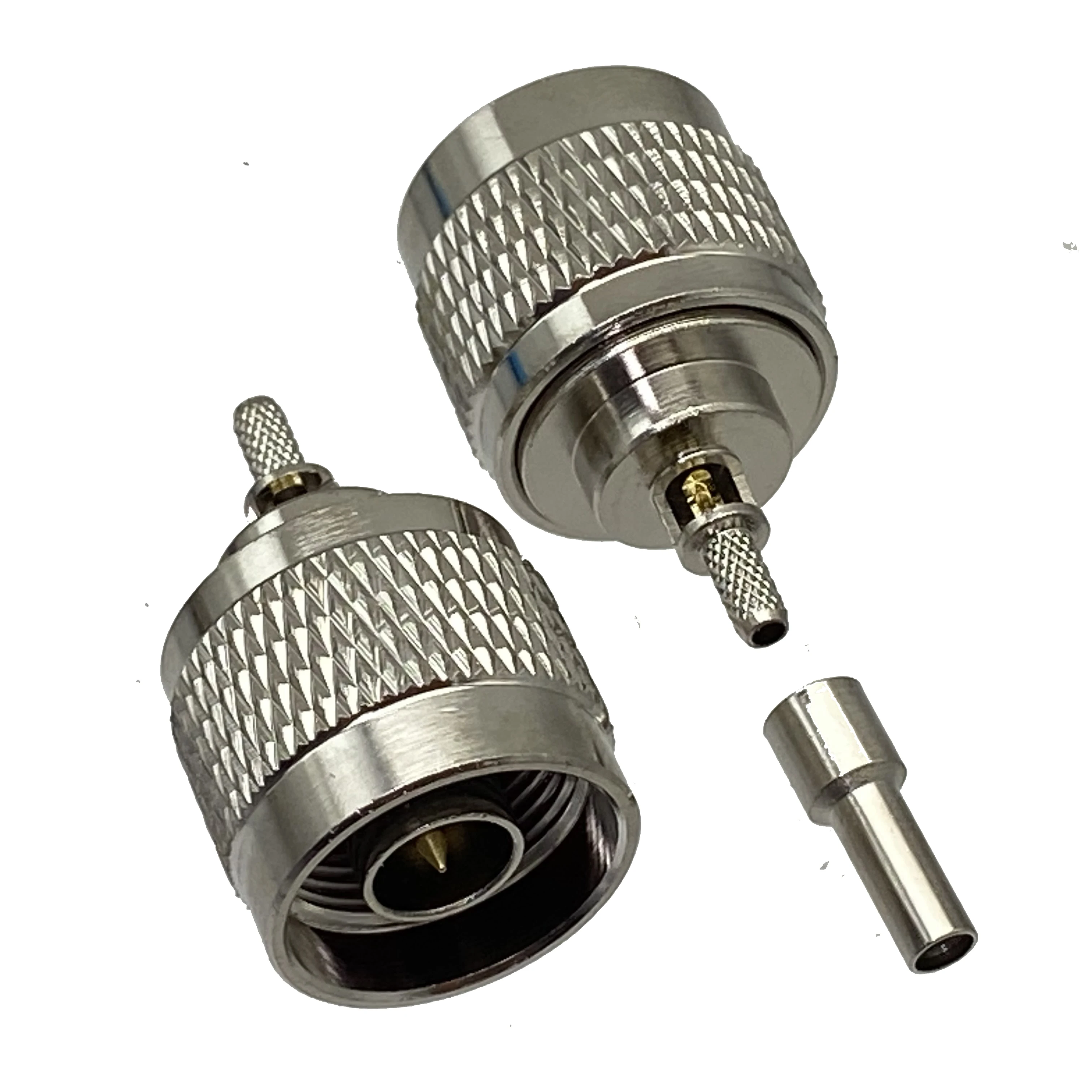 1pcs Connector N male plug crimp RG174 RG316 LMR100 cable RF Coaxial Wire Terminal straight