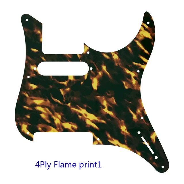 Pleroo Custom Guitar Parts For Mij Japan Yamaha Pacifica 302s Pickup Hole  Electric Guitar Pickguard Scratch Plate Flame Pattern - Guitar Parts &  Accessories - AliExpress