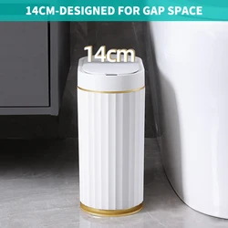 Smart Sensor Trash Can Touchless Sensor Trash Bin Trash Can with Lid Automatic Sensor Waste Basket for Kitchen Home Bedroom