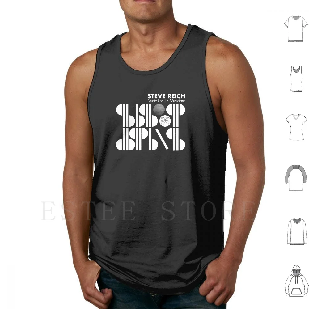 18 Musicians Tank Tops Vest Sleeveless Steve Reich Music For 18 Musicians Philip Glass Minimalist Terry Riley Classical